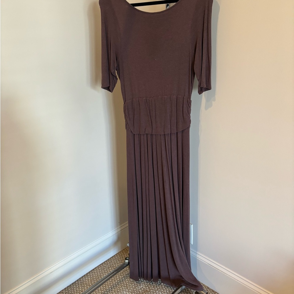 Bordeaux Maxi Dress.